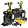 Dewalt DCK382M2 18V li-ion Combi Drill,  Impact Driver and Angle Grinder Package
