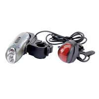 Draper 44348 (WHT/BS) 3 LED Wind Up Bicycle Light Set