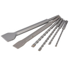 Faithfull SDSSET6 6 Piece SDS Chisels and Drill Bits Set