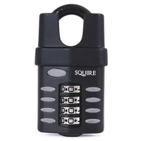 Henry Squire CP40CS Push Button Combination Padlock Closed Shackle 38mm