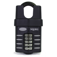 Henry Squire CP60CS Push Button Combination Padlock Closed Shackle 60mm