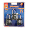 Henry Squire CTL30TR Recodable Black Combination Padlock (Pack of 3) 30mm