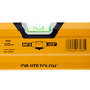 Johnson 1708-4800 48 Inch Magnetic Glo-View Heavy Duty Aluminum Box Level
