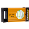 Johnson 9824-HH 24in Aluminum Box Beam Level with Hand Hole - 3 Vials