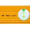 Johnson 9848-HH 48in Aluminum Box Beam Level with Hand Hole 3 - Vials