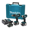 Makita DLX2012X1 18V Li-ion 2 Piece Cordless Kit (3 x 3Ah Batteries)