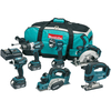 Makita DLX6012M 18V li-ion 6 Piece Cordless Kit (3 x 4ah Batteries)