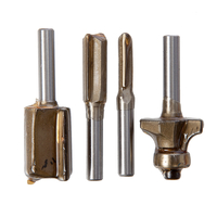 Makita P-24876 4 Piece Router Set - 1/4 Inch Shank