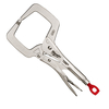 Milwaukee 48223531 Locking C-Clamp with Regular Pads 11 Inch / 280mm