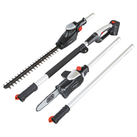 Scheppach MGT410 2 In 1 Hedge Trimmer & Pole Saw (1 x 18V Li-ion Battery)