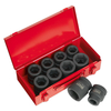 Sealey AK688 Impact Socket Set 1"sq Drive Metric/Imperial (10 Piece)