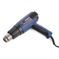 Sealey HS102 Hot Air Gun 2000W 3-Speed 50-600C Variable Heat 240V