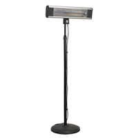 Sealey IFSH1809R High Efficiency Carbon Fibre Infrared Patio Heater 1800w/240v With Telescopic Floor Stand