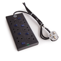 SMJ S6ISMC Surge Protector Extension Lead 6 Way 240V