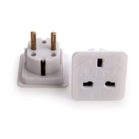 SMJ TAEUPC UK to European Travel Adapter (Twin Pack)