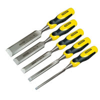 Stanley 2-16-885 Dynagrip Chisel with Strike Cap (Set of 5)