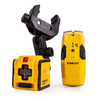 Stanley Cubix Self Levelling Cross Line Laser with S100 Stud and Cable Detector