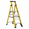 Stanley SXL3141-04E Fibreglass Platform Stepladder - 4 Tread