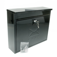 Sterling MB02BK Elegant Post Box (Black)