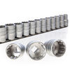 Teng M1215MM Metric 15 Piece Socket Set on Clip Rail 1/2 Inch Drive