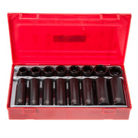 Teng TT9116 Impact Socket Set Regular and Deep 1/2 Inch Drive