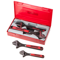 Teng TTADJ04 Adjustable Wrench Set 4 Pieces