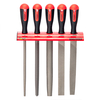 Teng WRFL05 10 Inch Hand File Set with Rack 5 Pieces