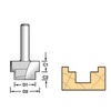 Trend 36/19X1/2TC TCT Strip Recesser 9.5 x 19 x 13 x 6mm