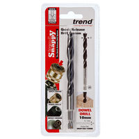 Trend SNAP/DD/10MM Snappy Dowel Drill 10mm Diameter