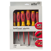 Wiha 00833 (320N K6) VDE SoftFinish Electric Slotted / Phillips Screwdriver Set