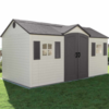 Lifetime 15x8 Heavy Duty
Plastic Shed - Single Entrance