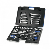101 piece 1/4 inch and 1/2inch drive socket set