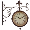 Clock And Thermometer On Hanging Bracket X1