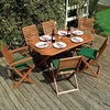 Plumley 7-piece Garden Furniture Table And Chairs Set