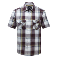 Tog 24 Altus Mens Shirt Plum Check