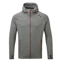 Tog 24 Alver Mens Tcz Stretch Zip Hoody Dark Grey Marl