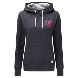 Tog 24 Amy Womens Deluxe Hoody Navy Marl Heart