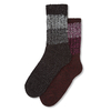 Tog 24 Arnold 2 Pack Trek Socks Black Marl/Deep Port Marl