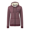 Tog 24 Nordic Womens Deluxe Zip Hoody Deep Port Marl Stripe