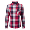 Tog 24 Rowena Womens Long Sleeve Flannel Shirt Cerise Check