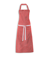 Alexandra college stripe bib apron