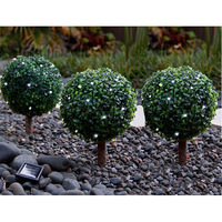 Set of 3 Solar Bay Tree Garden Lights