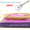 Elixir Nanoweb Phosphor Bronze 16052 Light Folk Acoustic Guitar String. 012~.053