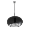 Hudson Reed Round Ceiling Mounted Fixed Shower Head – Black