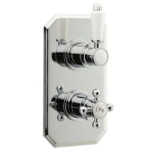Hudson Reed Traditional Twin Concealed Thermostatic Shower Valve