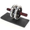 ProWorks Ab Roller and Mat - Black / Red