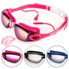 Proworks Anti-Fog,  Mirrored,  UV Protection Swimming-Goggles (Pink)