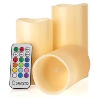 Savisto Flameless LED Wax Mood Candles