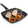 Savisto Non-Stick Cast Aluminium Griddle Pan with Detachable Handle