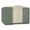 10 x 12 Mist Green Metal Shed